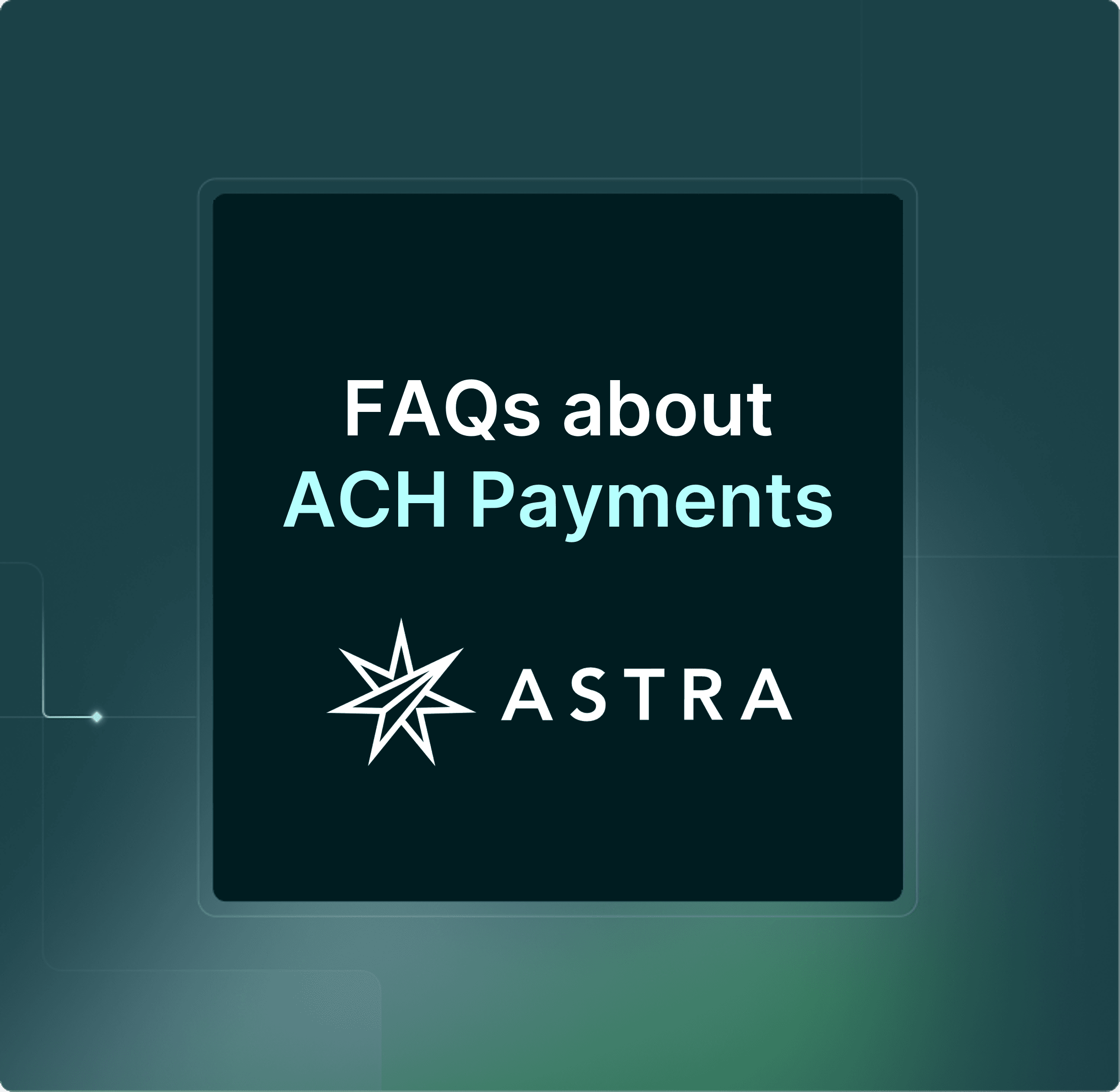 This article answers frequently asked questions about ACH payments