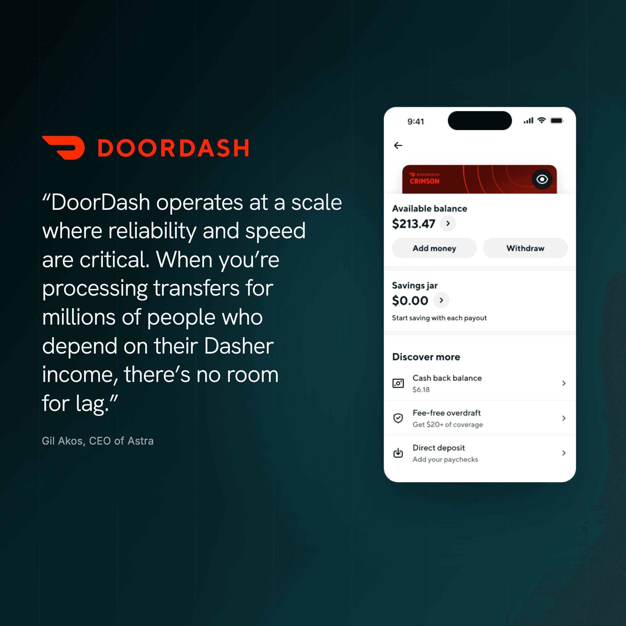 DoorDash Announcement
