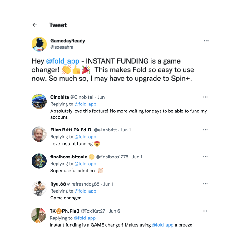 Astra Fold Instant Funding User Reception 1